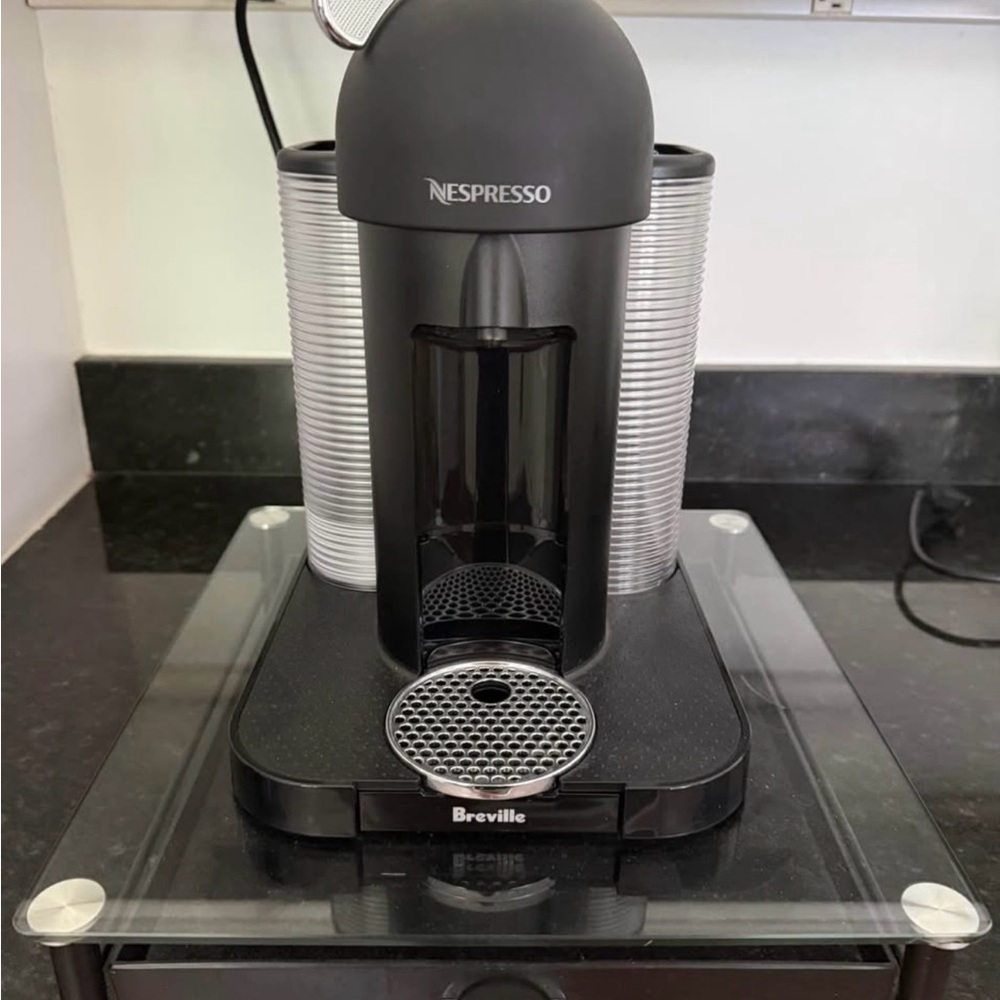 Nespresso Black and Silver Coffee Machine